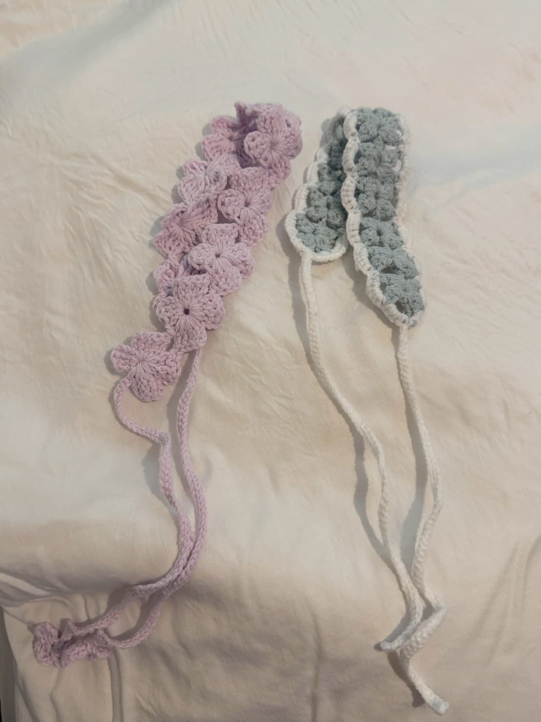 花朵髮帶 - 髮飾 / 日常使用 - 鉤針手作作品圖片 2
